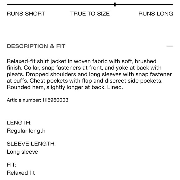 H&M Beige Shacket Size XSmall - Picture 4 of 11